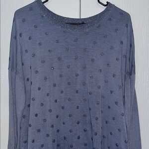 Ronnie Salloway L/S Blue Top